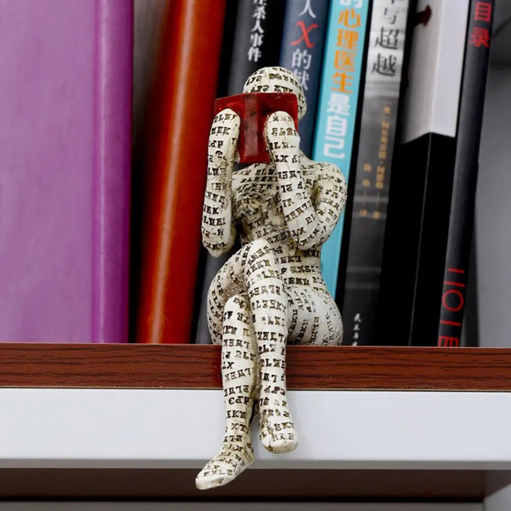 Decorative Figure with Reading Design for Inspiring and Stylish Interior Decoration