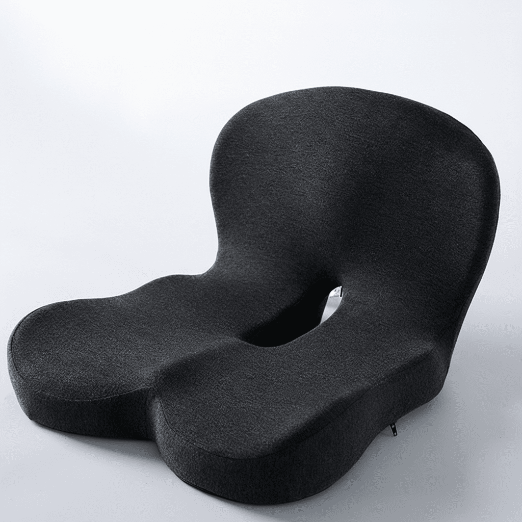 Cushion with Ergonomic Memory Foam Seat Design for Office and Car for Comfortable Sitting