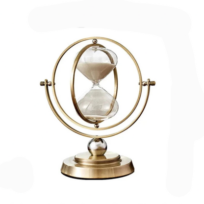 Metal Hourglass with Minimalist Design for Stylish Interior Decoration