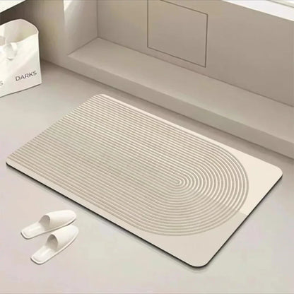 Mat with Quick-Drying Bath Non-Slip Backing for a Safe Bathroom
