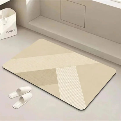 Mat with Quick-Drying Bath Non-Slip Backing for a Safe Bathroom