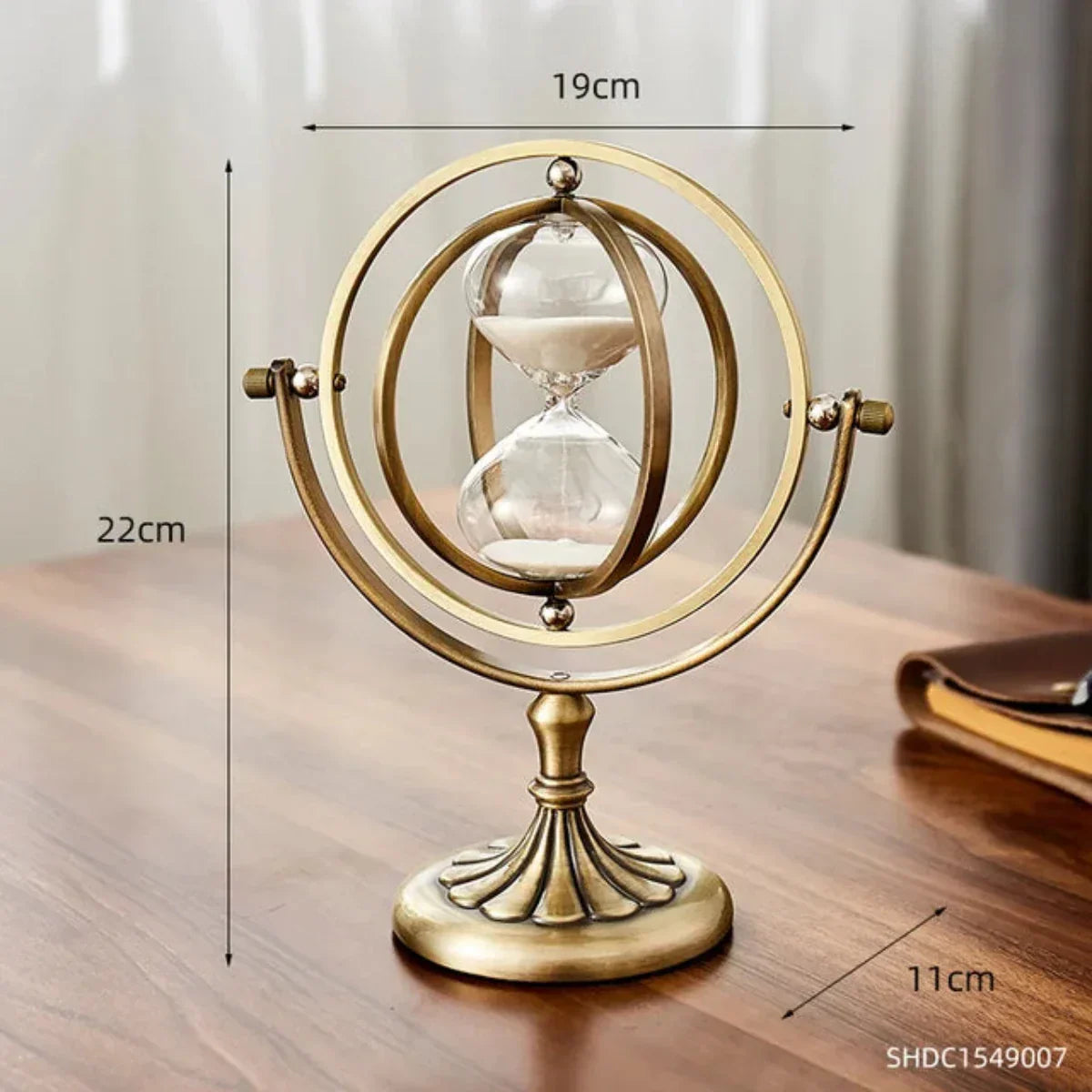 Metal Hourglass with Minimalist Design for Stylish Interior Decoration