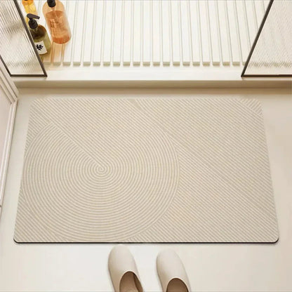 Mat with Quick-Drying Bath Non-Slip Backing for a Safe Bathroom