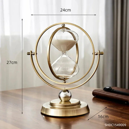 Metal Hourglass with Minimalist Design for Stylish Interior Decoration