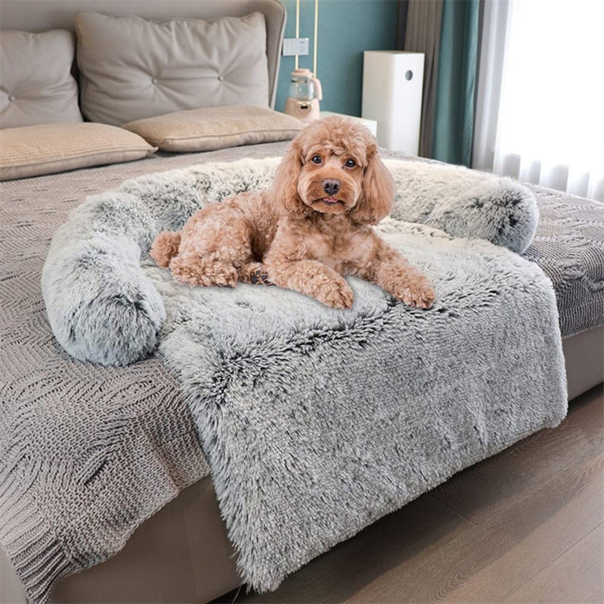 Soft Dog Bed with Raised Edge for Optimal Rest and Comfort