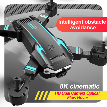 Camera with Foldable 8K Drone with Dual and Obstacle Detection