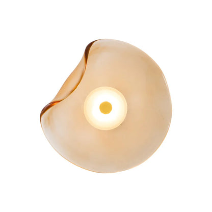 Glass Wall Lamp with Organic Design for Atmospheric and Modern Lighting