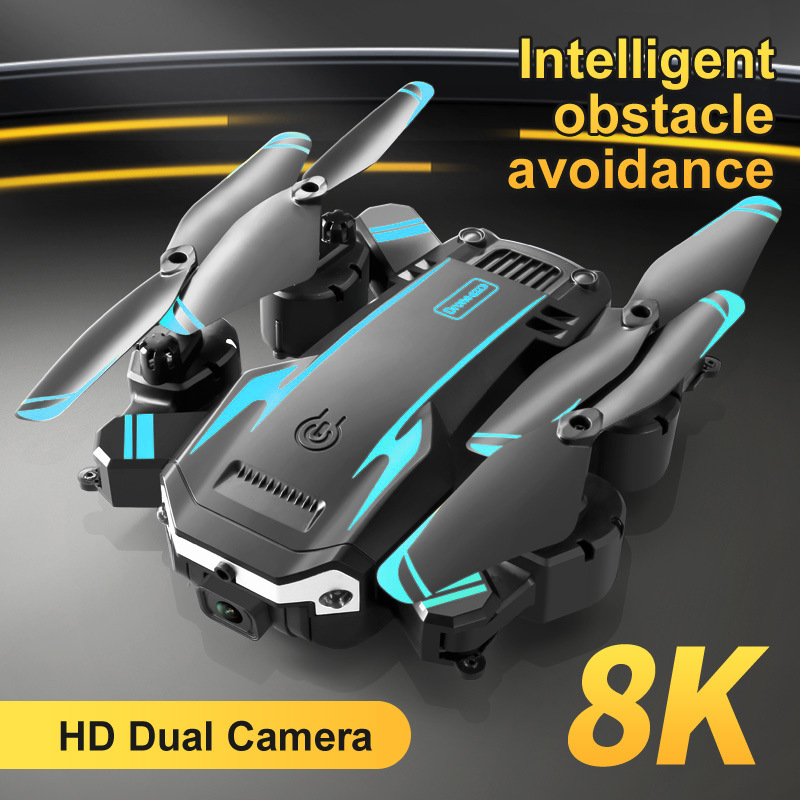 Camera with Foldable 8K Drone with Dual and Obstacle Detection