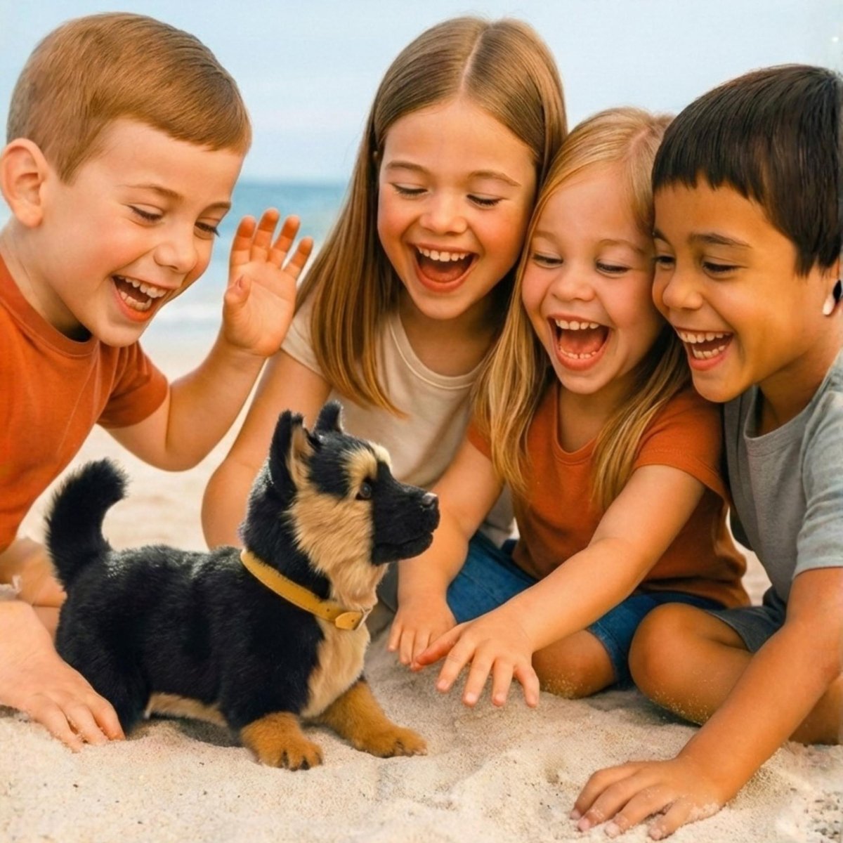 Interactive Robot Puppy with Realistic Movements for Playful Fun