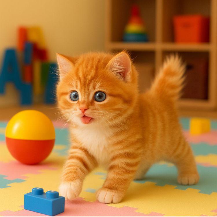 Toy with Interactive Cuddly Cat Realistic Movements for Children