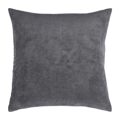 Cushion with Corduroy Cover with Vertical Ribbing for Timeless Interior Style
