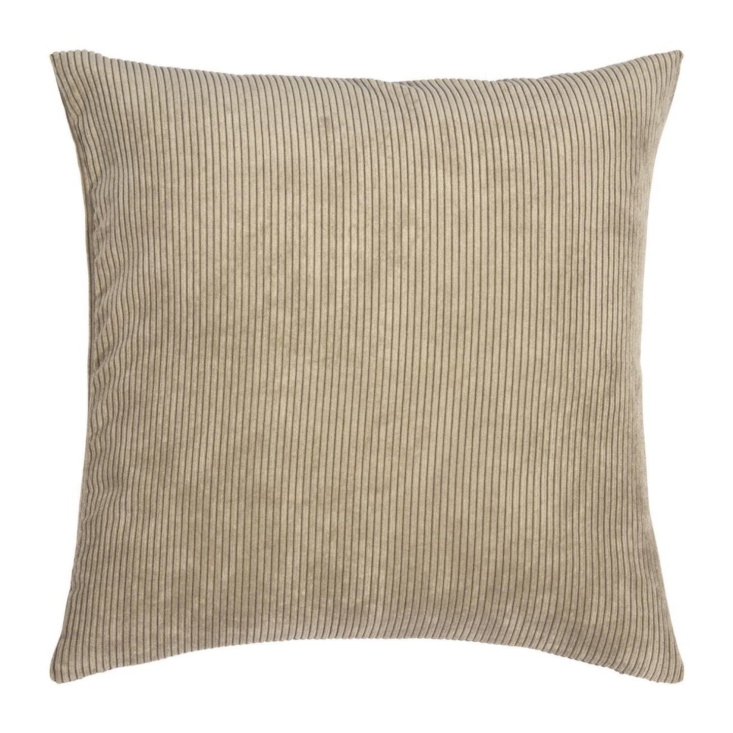 Cushion with Corduroy Cover with Vertical Ribbing for Timeless Interior Style
