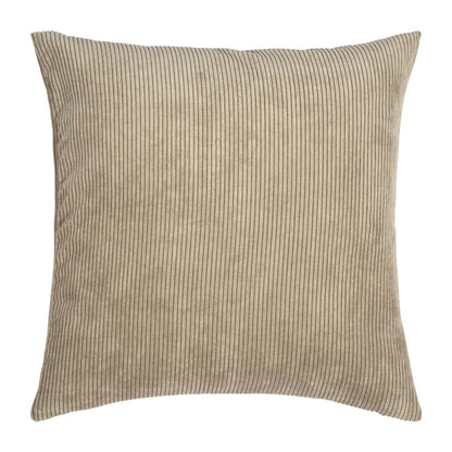 Cushion with Corduroy Cover with Vertical Ribbing for Timeless Interior Style