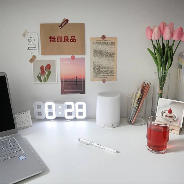 Clock Smart 3D Digital with Modern Design for Your Nightstand