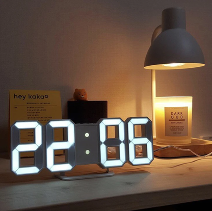 Clock Smart 3D Digital with Modern Design for Your Nightstand