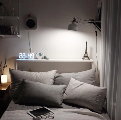 Clock Smart 3D Digital with Modern Design for Your Nightstand