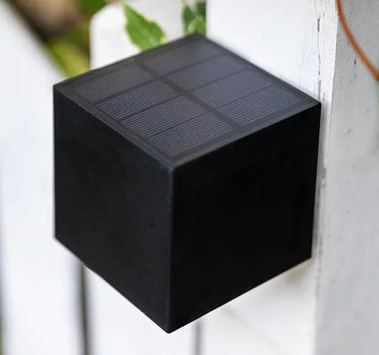 Wall Lamp with Solar LED Design for Outdoors with Automatic Lighting and Wireless Design