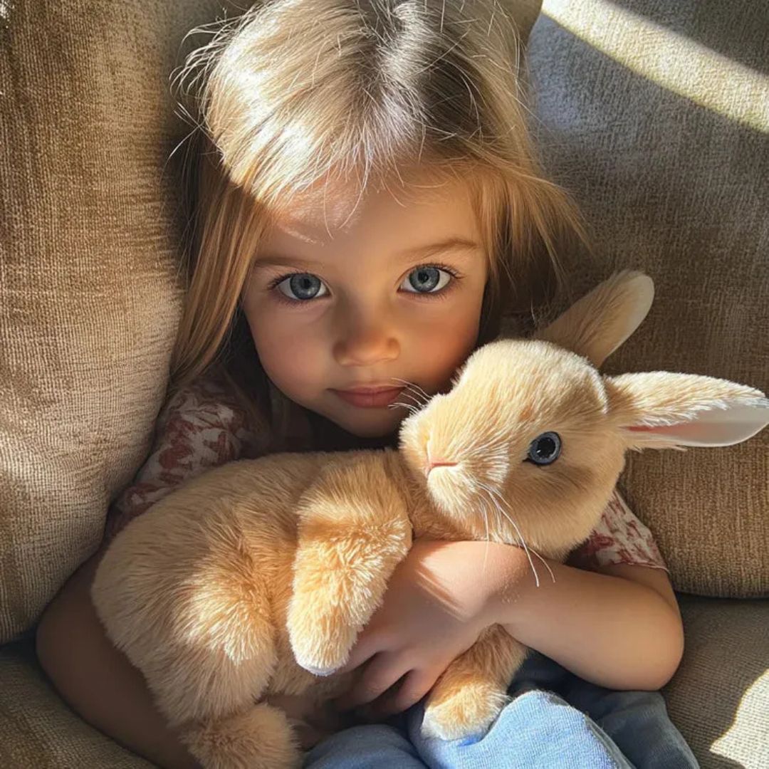 Interactive Cuddly Bunny for Soft and Lifelike Playmate