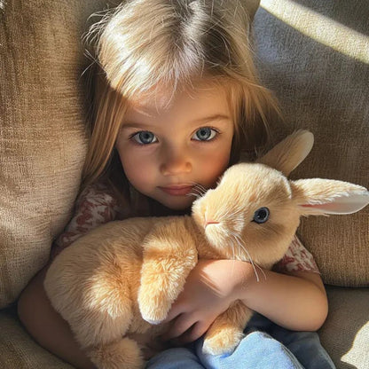 Interactive Cuddly Bunny for Soft and Lifelike Playmate