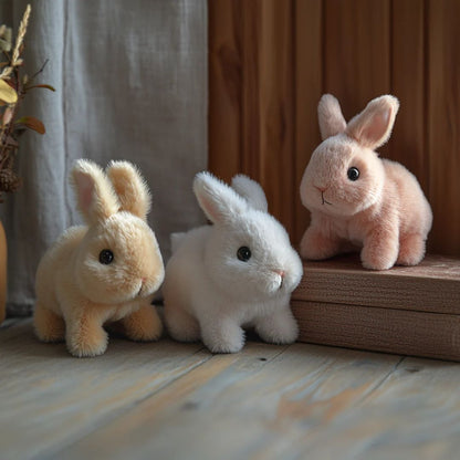 Interactive Cuddly Bunny for Soft and Lifelike Playmate