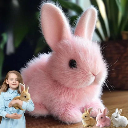 Interactive Cuddly Bunny for Soft and Lifelike Playmate