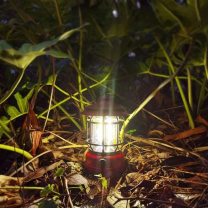 Lantern with Rechargeable Camping Dimmable LED and Vintage Design