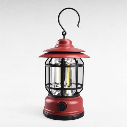 Lantern with Rechargeable Camping Dimmable LED and Vintage Design