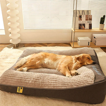 Cushion with Orthopaedic Dog Large for Memory Foam Dog Bed with Headrest