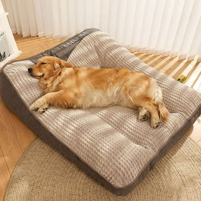 Cushion with Orthopaedic Dog Large for Memory Foam Dog Bed with Headrest