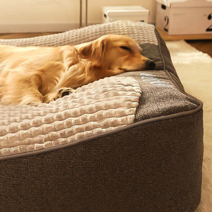 Cushion with Orthopaedic Dog Large for Memory Foam Dog Bed with Headrest
