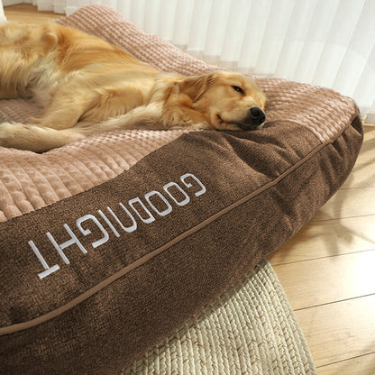 Cushion with Orthopaedic Dog Large for Memory Foam Dog Bed with Headrest