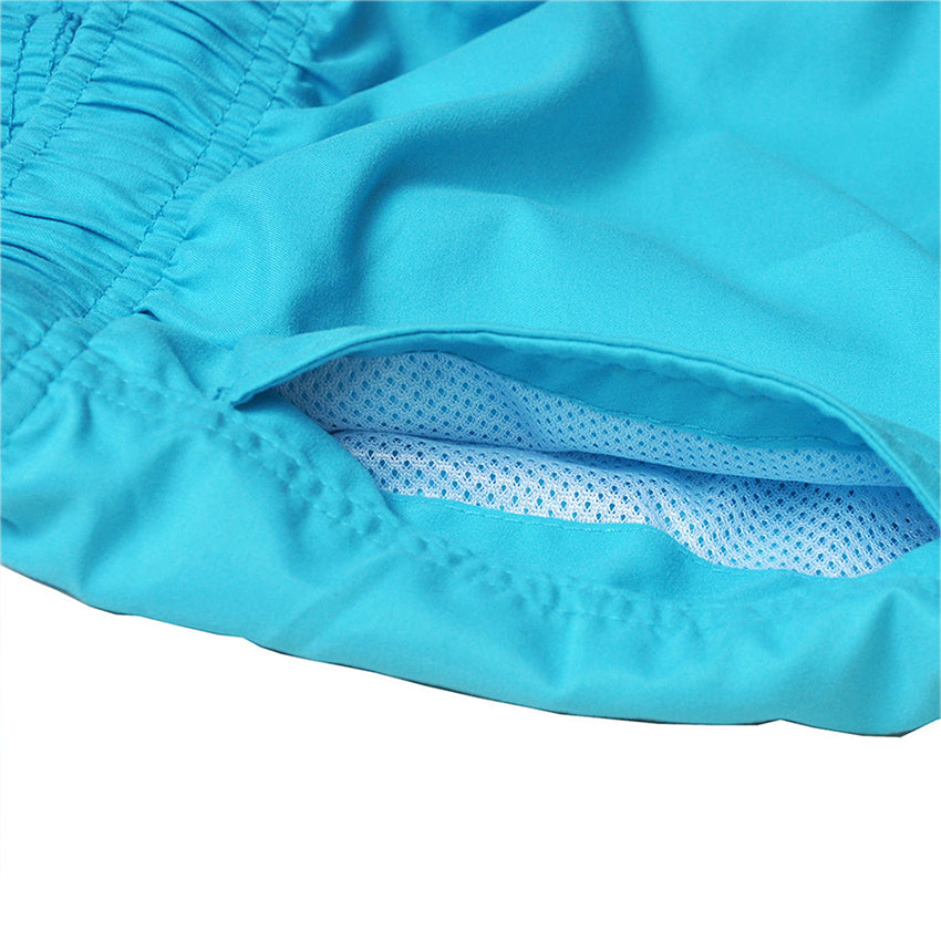 Men's Swim Shorts in Quick-Drying Fabric with Elastic Waistband