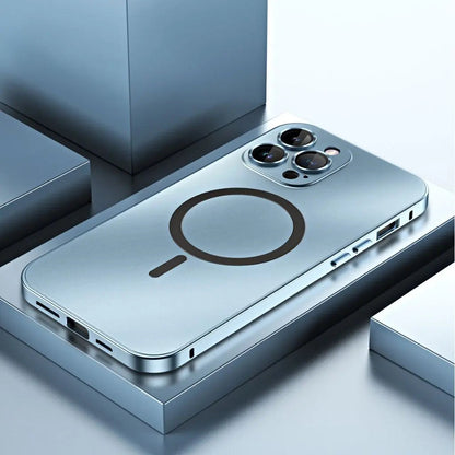 Case with Magnetic Metal Phone Design for Iphone with Slim and Protective Design