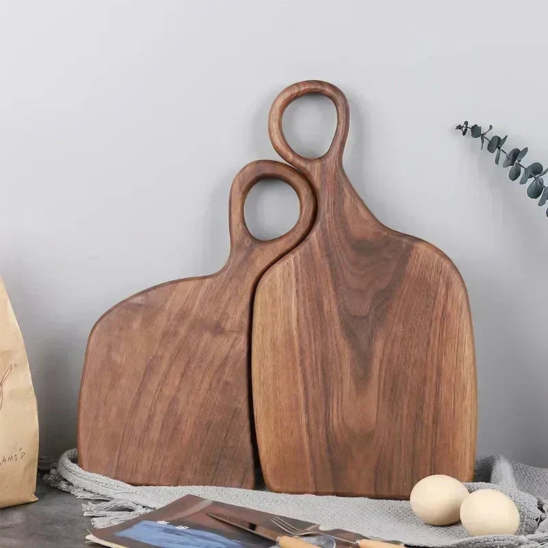 Walnut Cutting Board for Kitchen and Presentation with Double-Sided Design