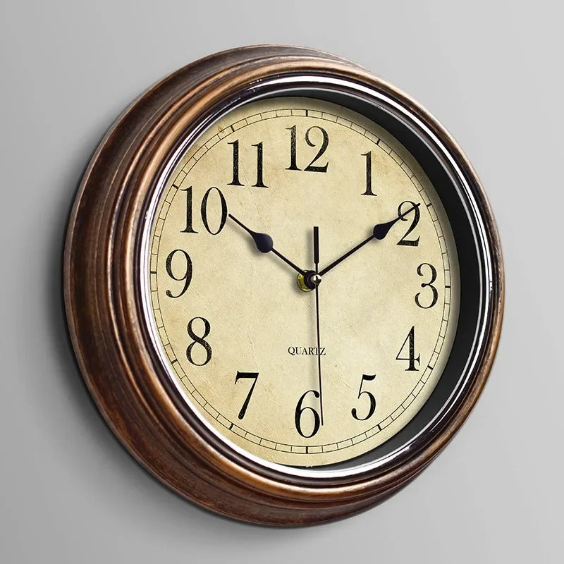 Clock with Classic Wall Design for Silent Mechanism with Timeless Appeal