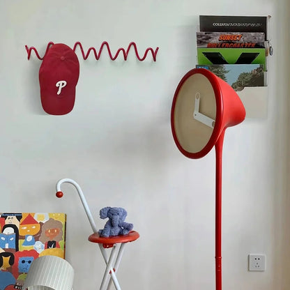Rack Modern Wavy Wall Coat for Stylish Wall Coat Rack with Multiple Hooks