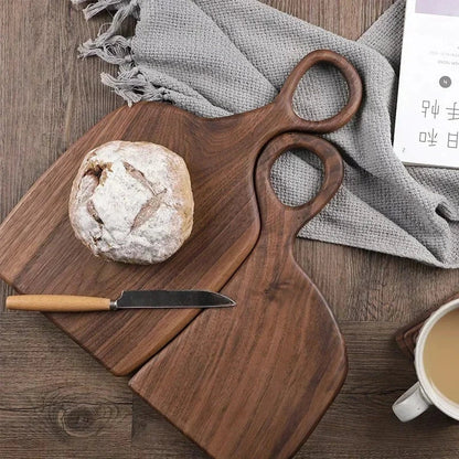 Walnut Cutting Board for Kitchen and Presentation with Double-Sided Design
