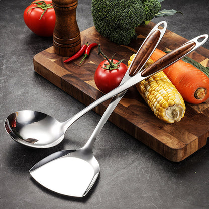 Utensil with RVS Kitchen Set with Ergonomic Handles for Modern Cooking