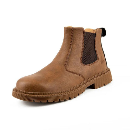 Shoes with Waterproof Safety Design for Men with Steel Toe for Slip-Resistant Work Shoes