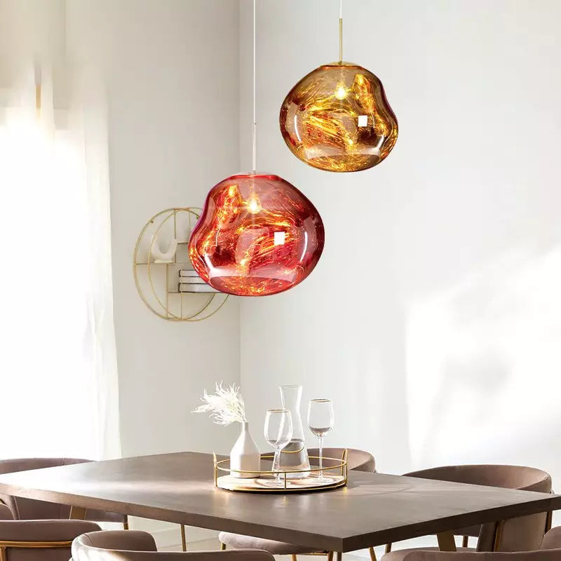 Lamp with Design Pendant Melt for Stylish and Atmospheric Light Object