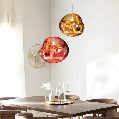 Lamp with Design Pendant Melt for Stylish and Atmospheric Light Object