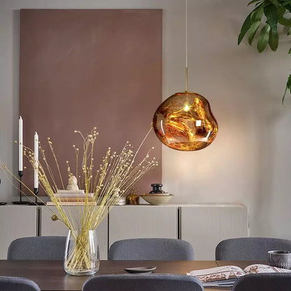 Lamp with Design Pendant Melt for Stylish and Atmospheric Light Object