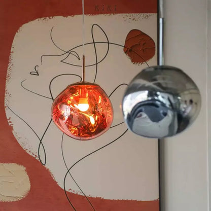 Lamp with Design Pendant Melt for Stylish and Atmospheric Light Object
