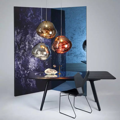 Lamp with Design Pendant Melt for Stylish and Atmospheric Light Object