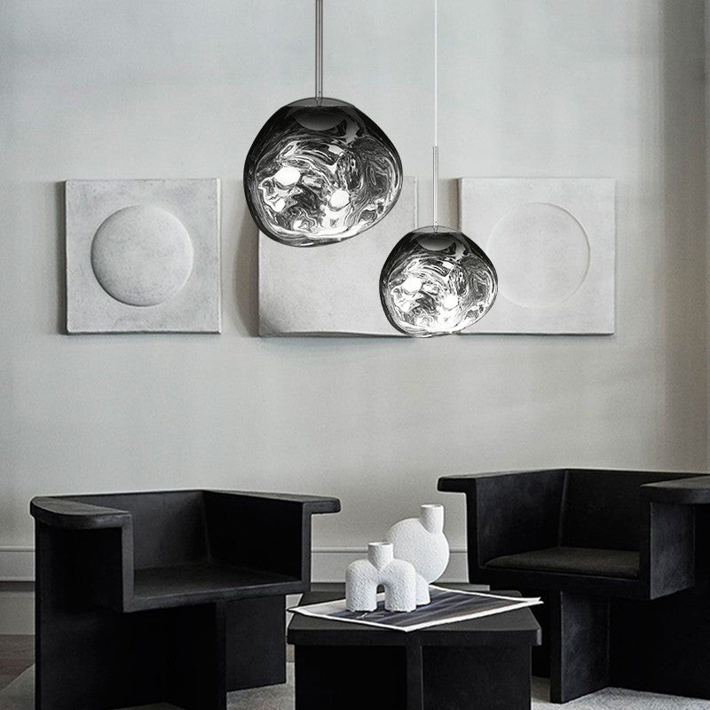 Lamp with Design Pendant Melt for Stylish and Atmospheric Light Object