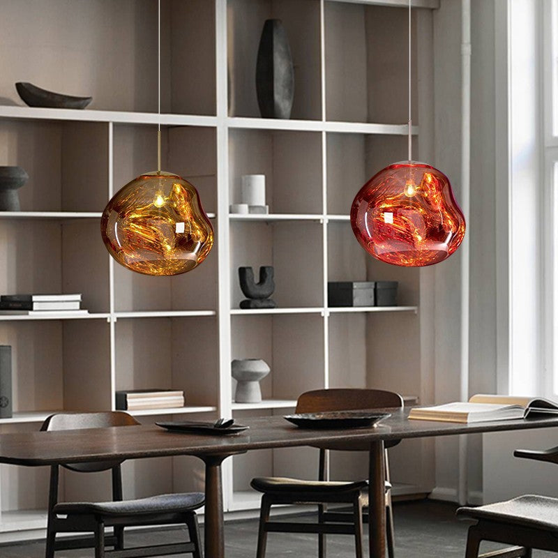 Lamp with Design Pendant Melt for Stylish and Atmospheric Light Object