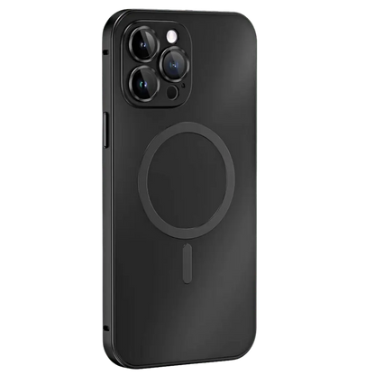 Case with Magnetic Metal Phone Design for Iphone with Slim and Protective Design