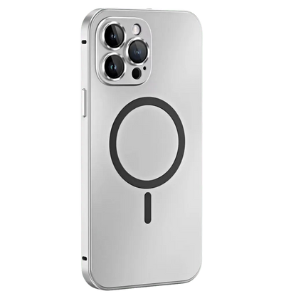 Case with Magnetic Metal Phone Design for Iphone with Slim and Protective Design