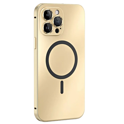 Case with Magnetic Metal Phone Design for Iphone with Slim and Protective Design
