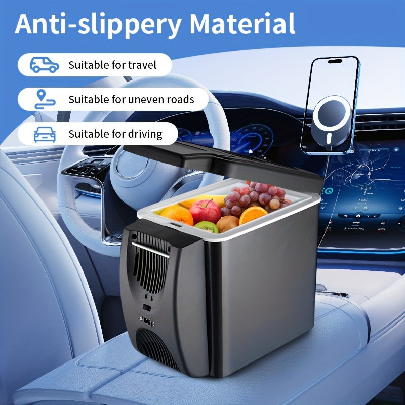 Portable 6 Litre Mini Fridge for Car Travel and Camping